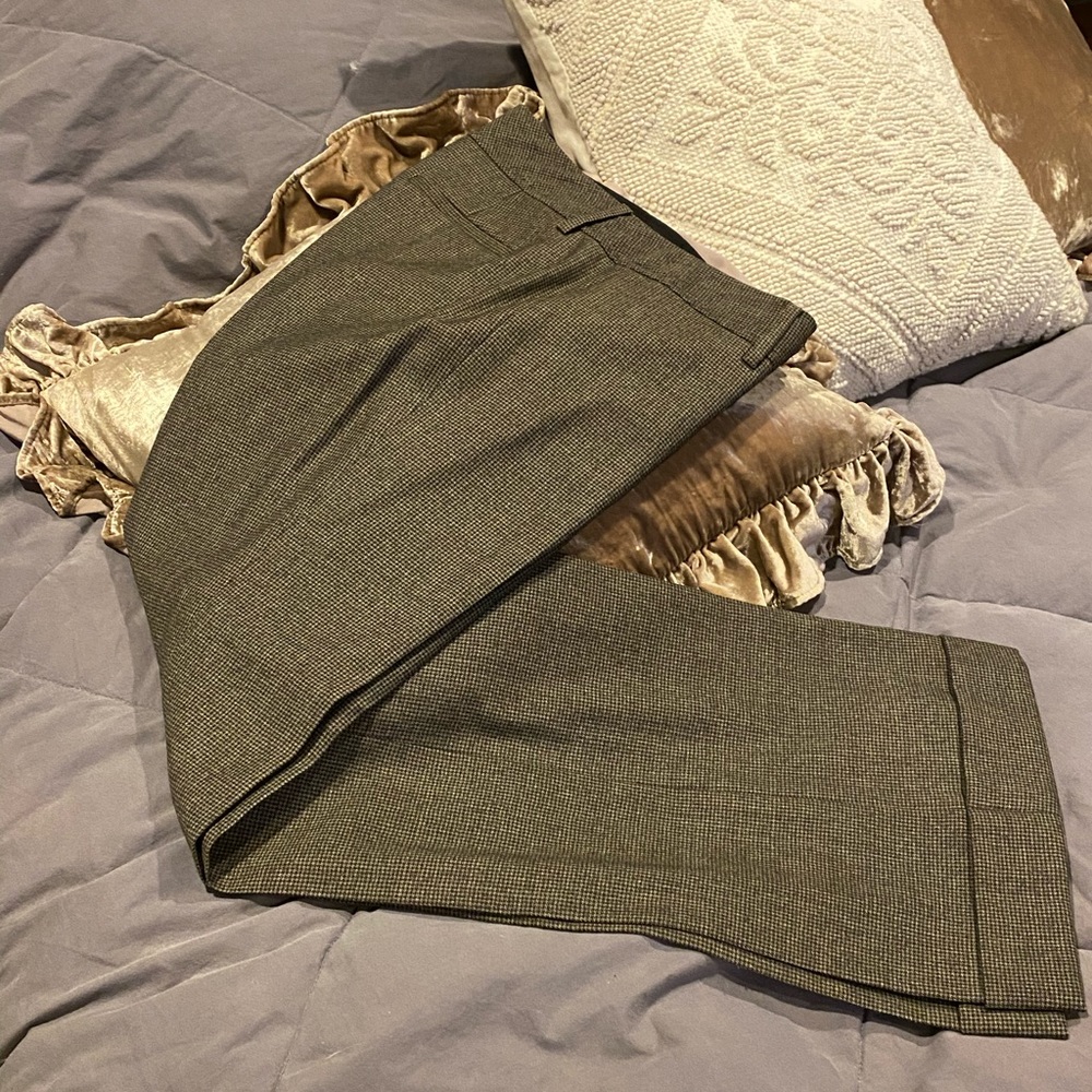 🛼 Banana•Republic 🛼 Brown Houndstooth Trouser